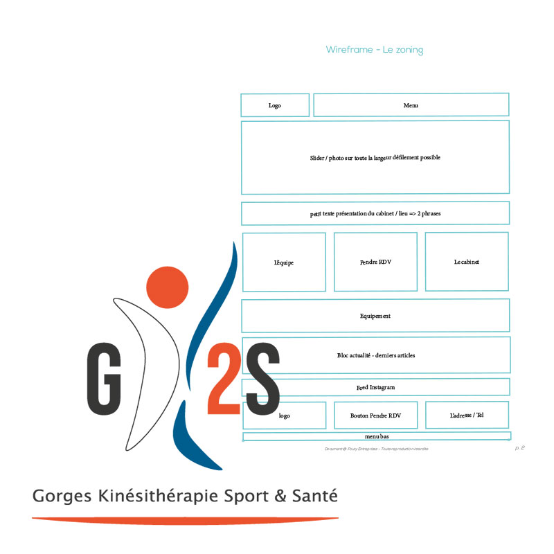 gk2s portfolio Pouty WebDesign wireframe web